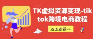 TK虚拟资源变现-tiktok跨境电商教程-资源站