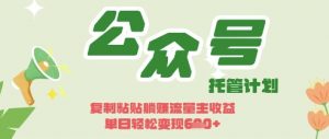 开启躺Z模式,Deepseek+公众号流量主,日入3张【揭秘】-资源站