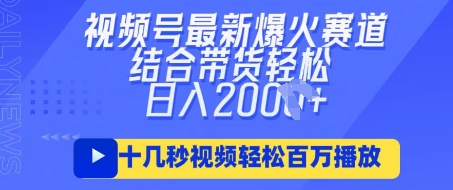 视频号最新爆火ai民国美女视频，轻松百万播放，结合带货日入数张-资源站