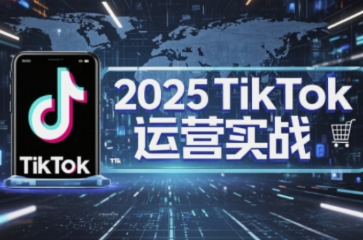 2025TikTok电商运营,掌握TikTok店铺运营核心技巧,实现低成本高转化-资源站