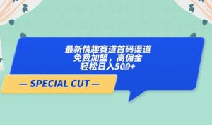 【轻云】最新情趣赛道首码渠道,免费加盟,高佣金,轻松日入5张+-资源站