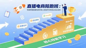 直播电商陪跑班:快速掌握直播电商的核心技能并实现就业/创业目标-资源站