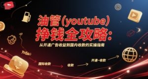 油管(youtube)挣钱全攻略:从开通广告收益到国内收款的实操指南(更新)-资源站