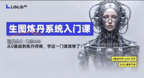 LibLibAI哩布哩布生图炼丹系统入门课，从生图到炼丹，只学这一门就够了-资源站