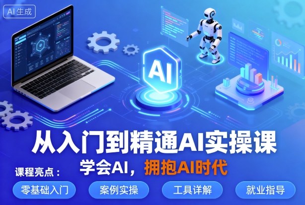 从入门到精通AI实操课，学会AI，拥抱AI时代-资源站