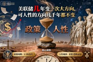 付费文章:美联储几年变一次大方向,可人性的方向几千年都不变-资源站