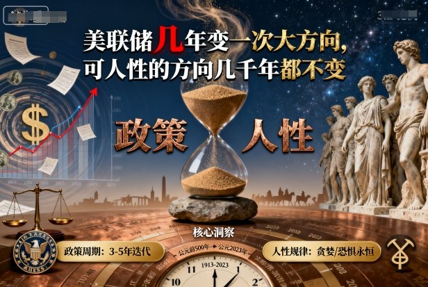 付费文章：美联储几年变一次大方向，可人性的方向几千年都不变-资源站
