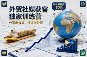 外贸社媒获客独家训练营，外贸新模式，快速做外贸-资源站