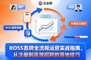 BOSS直聘全流程运营实战指南，从注册到高效招聘的落地技巧-资源站