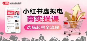 小红书虚拟电商实操课:选品起号+AI 内容创作+店铺运营+引流私域+自动化发笔记-资源站