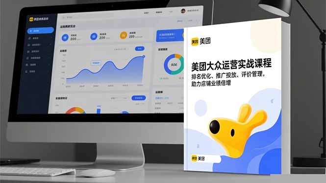 美团大众运营实战课程，排名优化、推广投放、评价管理，助力店铺业绩倍增-资源站