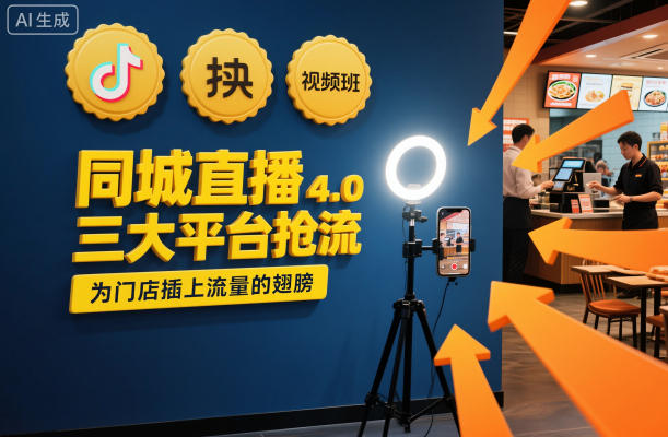同城直播实操班4.0，三大平台抢流，为门店插上流量的翅膀-资源站