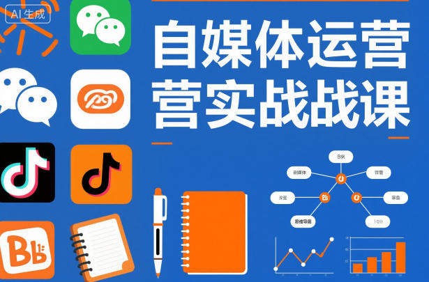 自媒体运营实战课，掌握一套系统的自媒体运营底层方法论，成为优秀的内容创作者-资源站