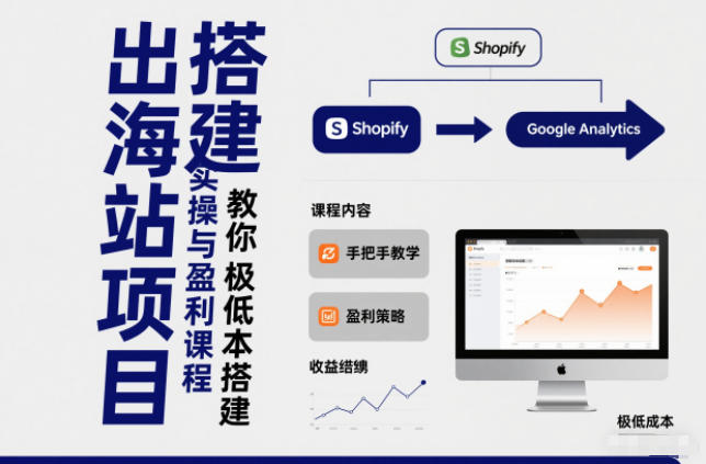 小淘出海站项目，搭建实操与盈利课程，手把手教你用极低成本搭建-资源站