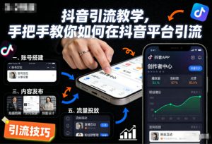 抖音引流教学，手把手教你如何在抖音平台引流-资源站