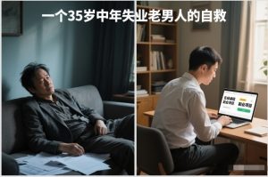 付费文章：一个35岁中年失业老男人的自救-资源站