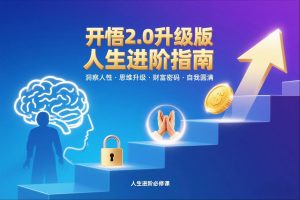 开悟2.0升级版人生进阶指南，洞察人性-思维升级-财富密码-自我圆满-资源站