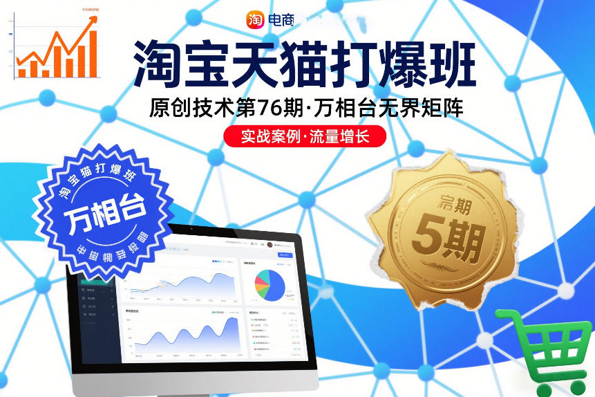 淘宝天猫打爆班原创技术第76期，万相台无界矩阵-资源站