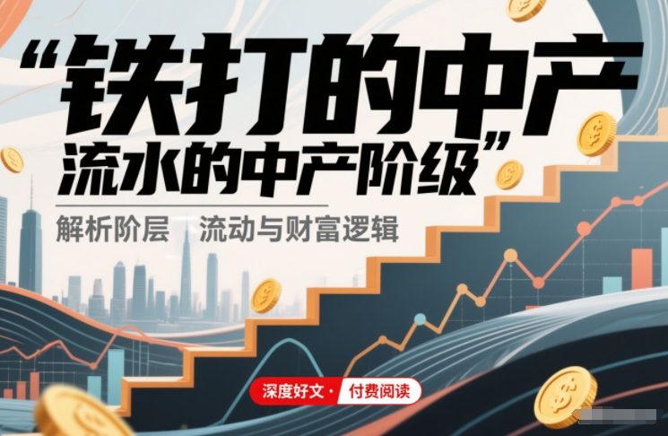 付费文章：铁打的中产，流水的中产阶级-资源站