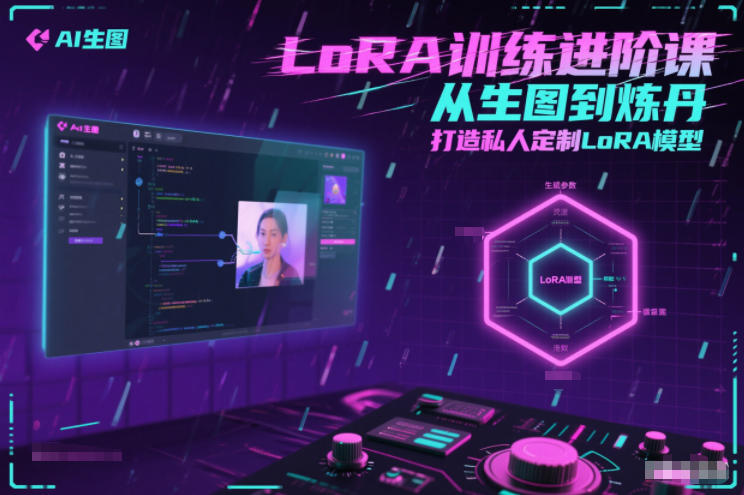 LoRA训练进阶课，从生图到炼丹，打造私人定制LoRA模型-资源站