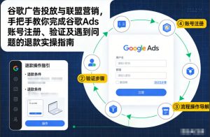 谷歌广告投放与联盟营销，手把手教你完成谷歌Ads账号注册、验证及遇到问题的退款实操指南-资源站