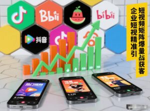 企业短视频精准引流矩阵获客，短视频矩阵爆量战法-资源站