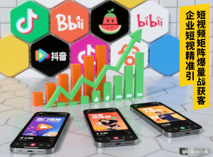 企业短视频精准引流矩阵获客，短视频矩阵爆量战法-资源站