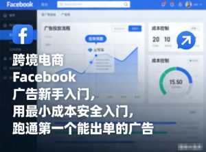 跨境电商Facebook广告新手入门，用最小成本安全入门，跑通第一个能出单的广告-资源站