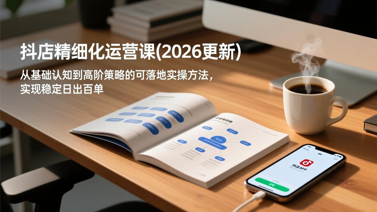 抖店精细化运营课(2026更新-资源站