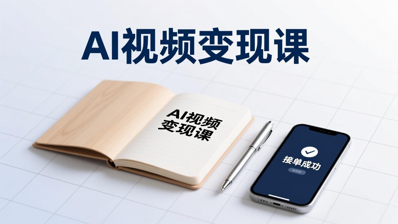 AI视频变现课，学完即可创作短片、接商单，实现副业增收，单项目报价可达千元-资源站