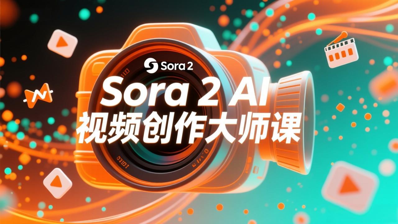 如何利用Sora 2创建流行AI人工智能视频大师班教程：掌握创作全流程，产出百万播放内容-资源站