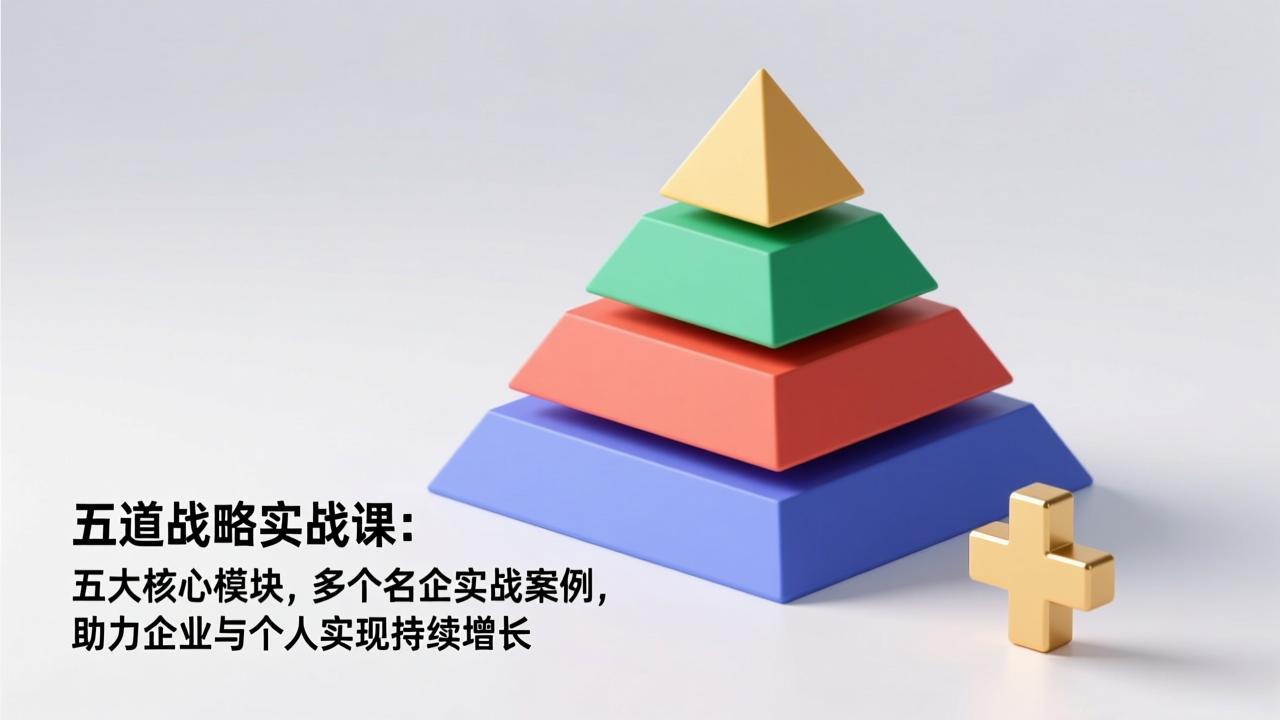 五道战略实战课：五大核心模块，多个名企实战案例，助力企业与个人实现持续增长-资源站