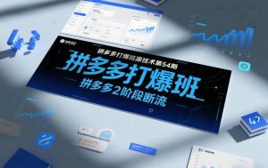 拼多多打爆班原创技术第54期，拼多多2阶段断流-资源站