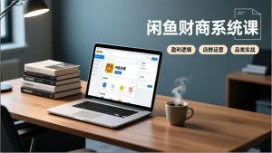 闲鱼财商系统课：从盈利逻辑、店群运营到品类实战，实现稳定月入过万-资源站