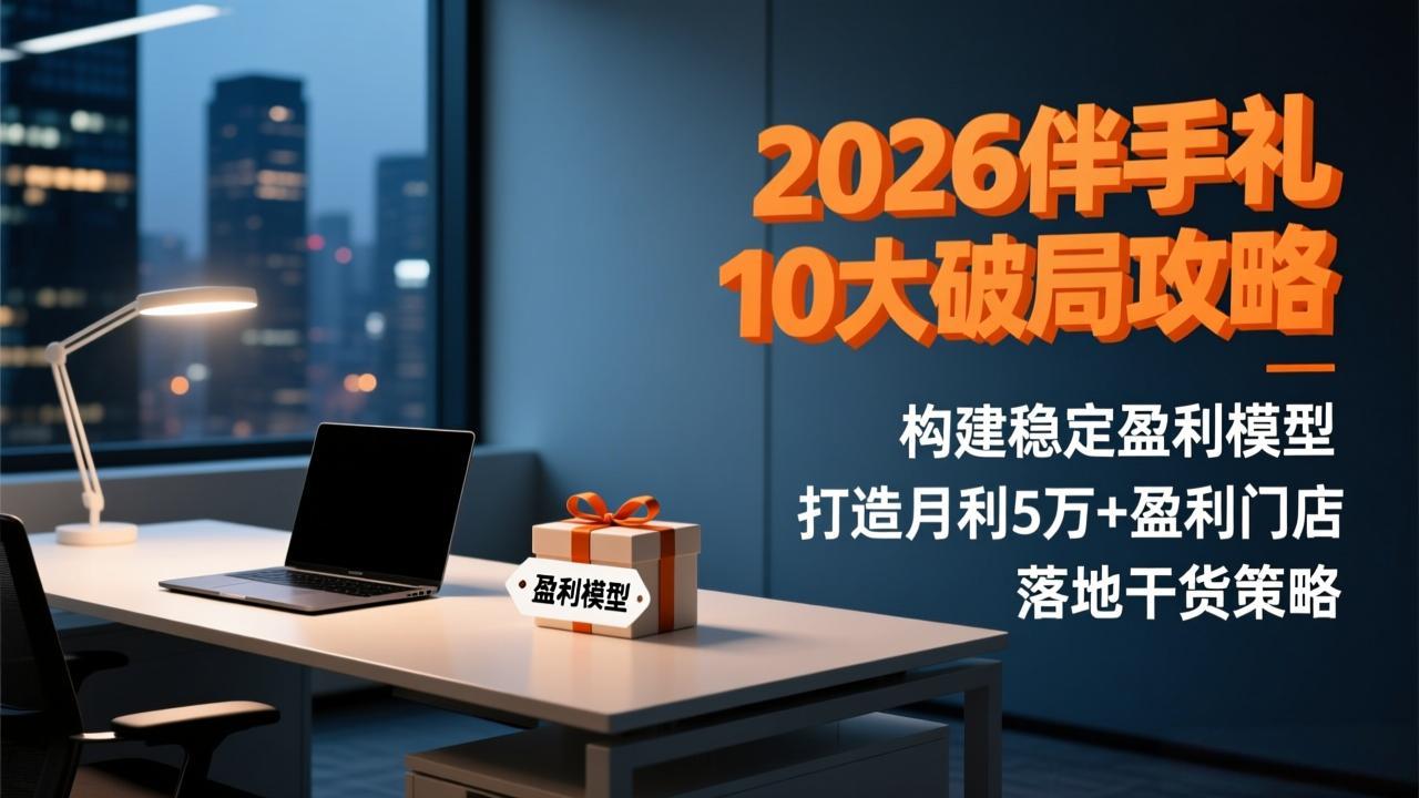 2026伴手礼10大破局攻略：构建稳定盈利模型，打造月利5万+盈利门店，落地干货策略-资源站