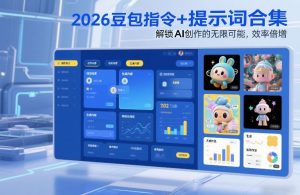 2026豆包指令+提示词合集，解锁AI创作的无限可能，效率倍增-资源站