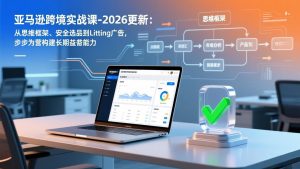 亚马逊跨境实战课-2026更新：从思维框架、安全选品到Listing广告，步步为营构建长期盈利能力-资源站