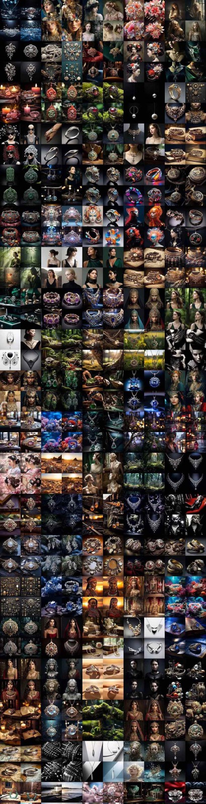 图片[8]-463个Midjourney珠宝摄影提示词：覆盖全品类珠宝，AI设计秒出专业效果-资源站
