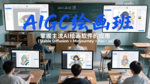 AIGC绘画班，掌握主流Ai绘画软件的应用(Stable Diffusion x Midjourney x Fooocus)-资源站