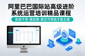 阿里巴巴国际站高级进阶系统运营培训精品课程，实战干货，强实操，真正可落地才是王道-资源站