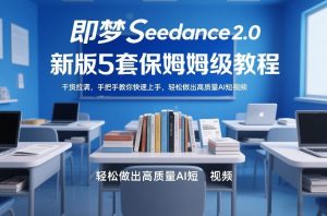 即梦Seedance2.0新版5套保姆级教程,干货拉满,手把手教你快速上手,轻松做出高质量AI短视频-资源站