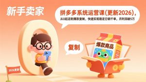 拼多多系统运营课(更新2026-资源站