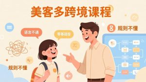 怕语言不通、怕不懂规则？零基础小白也能做的美客多跨境课，手把手带你美客多开店稳赚-资源站