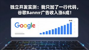 付费文章：独立开发实测：我只加了一行代码，谷歌Banner广告收入涨6成！-资源站