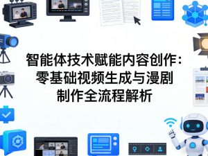 AI智能体技术赋能内容创作：零基础视频生成与漫剧制作全流程解析-资源站