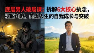 付费文章:底层男人破局课:拆解 6 大核心执念,摆脱内耗,实现人生的自我成长与突破-资源站
