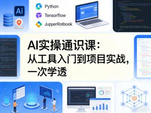 AI实操通识课，从工具入门到项目实战，一次学透-资源站