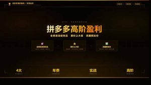 拼多多高阶盈利年费会员:全类目活动玩法、原价上大促、洗图防比价等核心盈利技术(更新26年3月-资源站