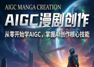 AIGC精品漫剧创作全流程解析，S级漫剧教学，从零开始学AIGC漫剧创作-资源站