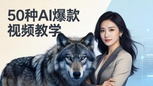50种AI爆款视频教学:影视级古诗词+治愈萌宠+山海经蛟龙,高阶宝典商业落地-资源站